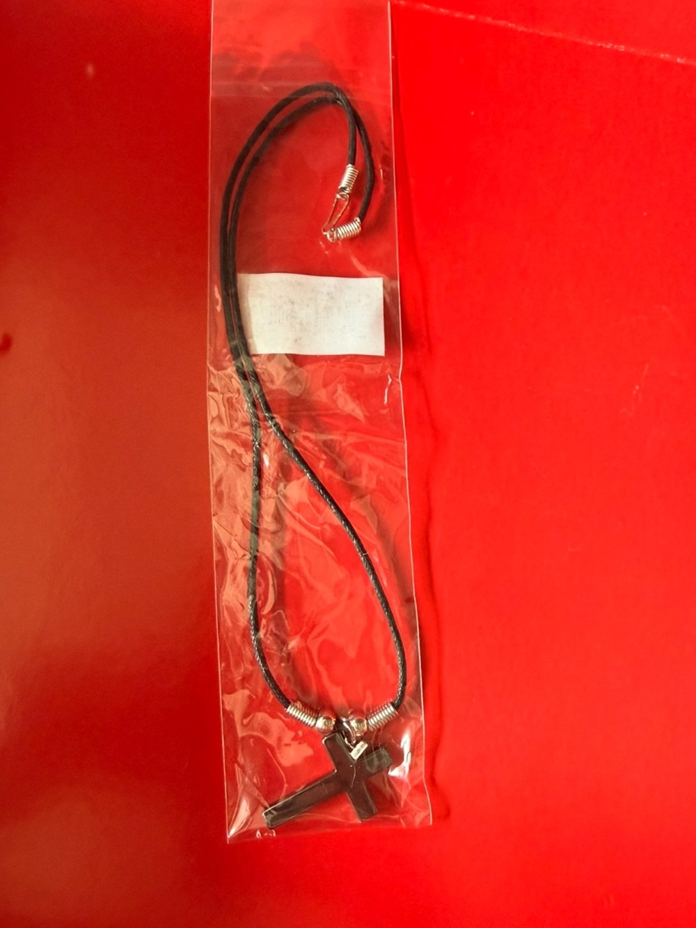 Cross Cord Necklace